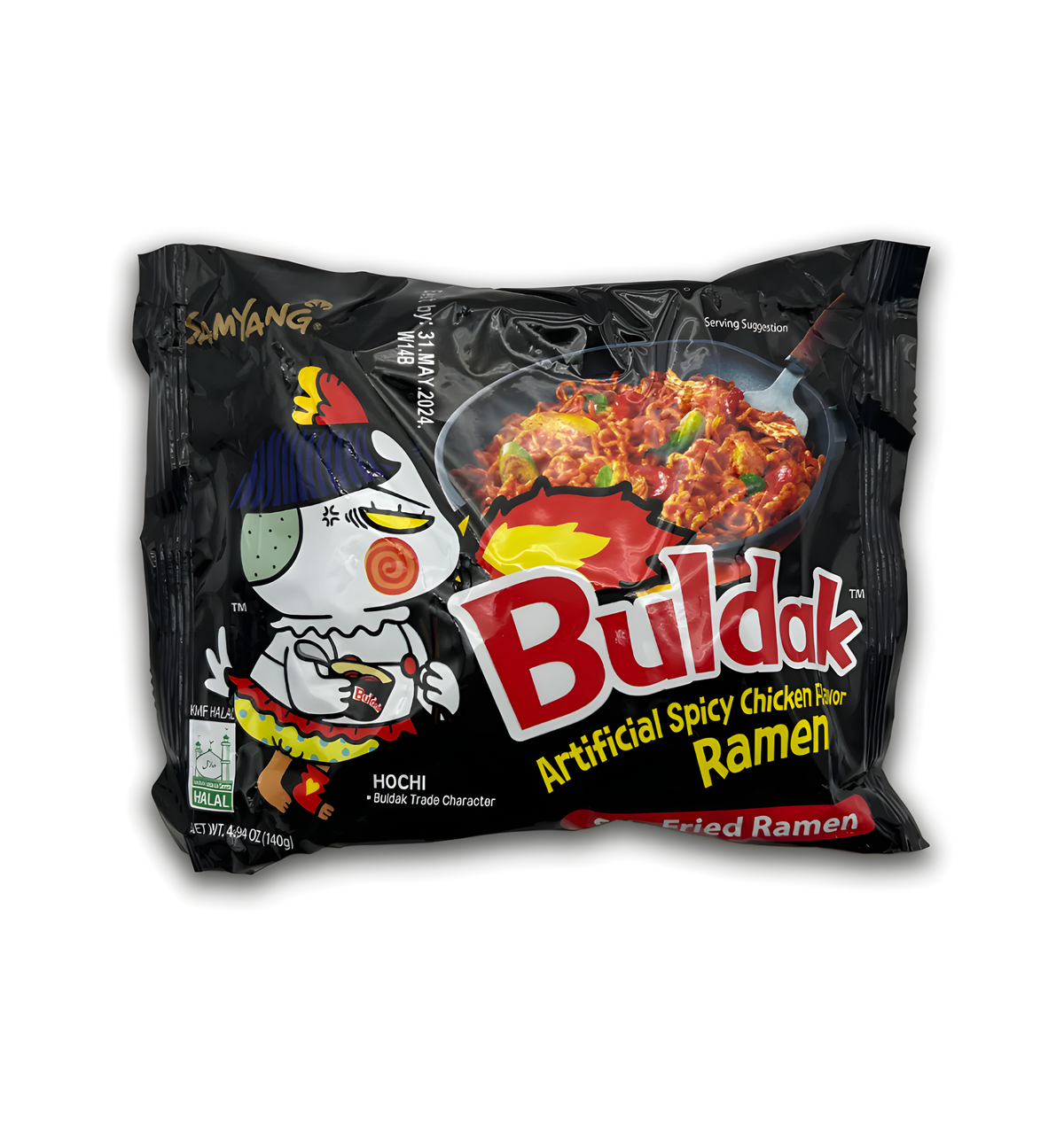 PDISH BULDAK 5 x 140 GR HOT CHICKEN NOODLE | 8 x 5 x 140g