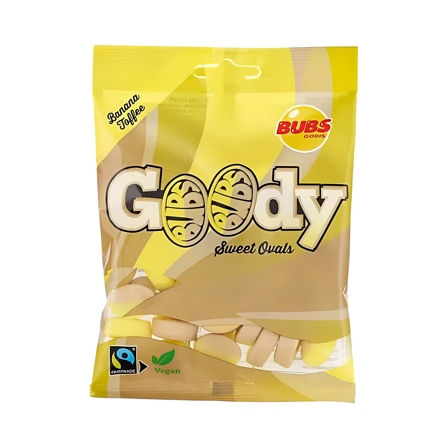CANDY BUBS 90 GR GOODY BANANA TOFFE | 12 x 90g
