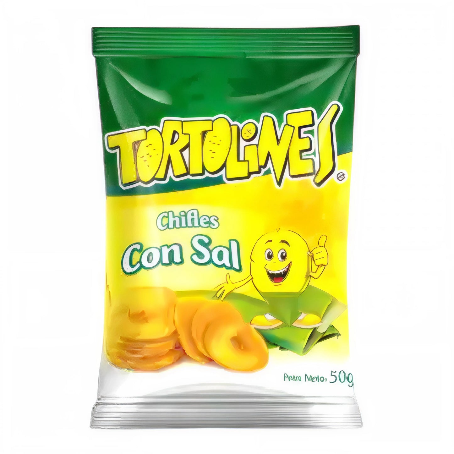 SNACK GOYA 50 GR TORTOLINES SALTED PLANTAIN CHIPS | 24 x 50g