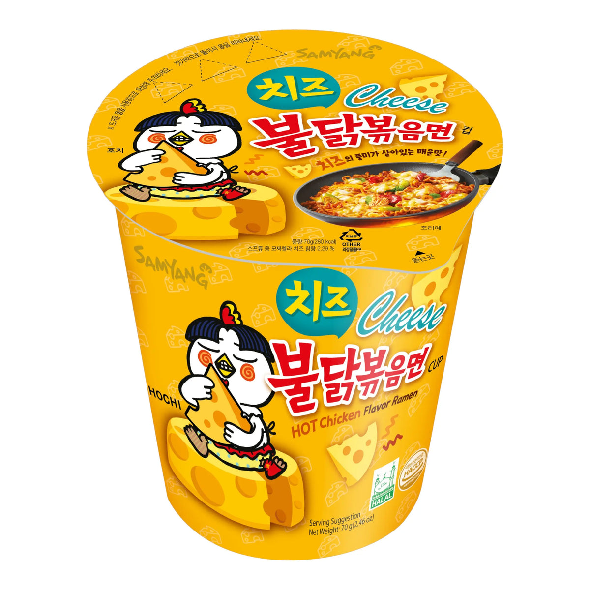 PDISH BULDAK 70 GR RAMEN CHEESE CUP | 6 x 70g