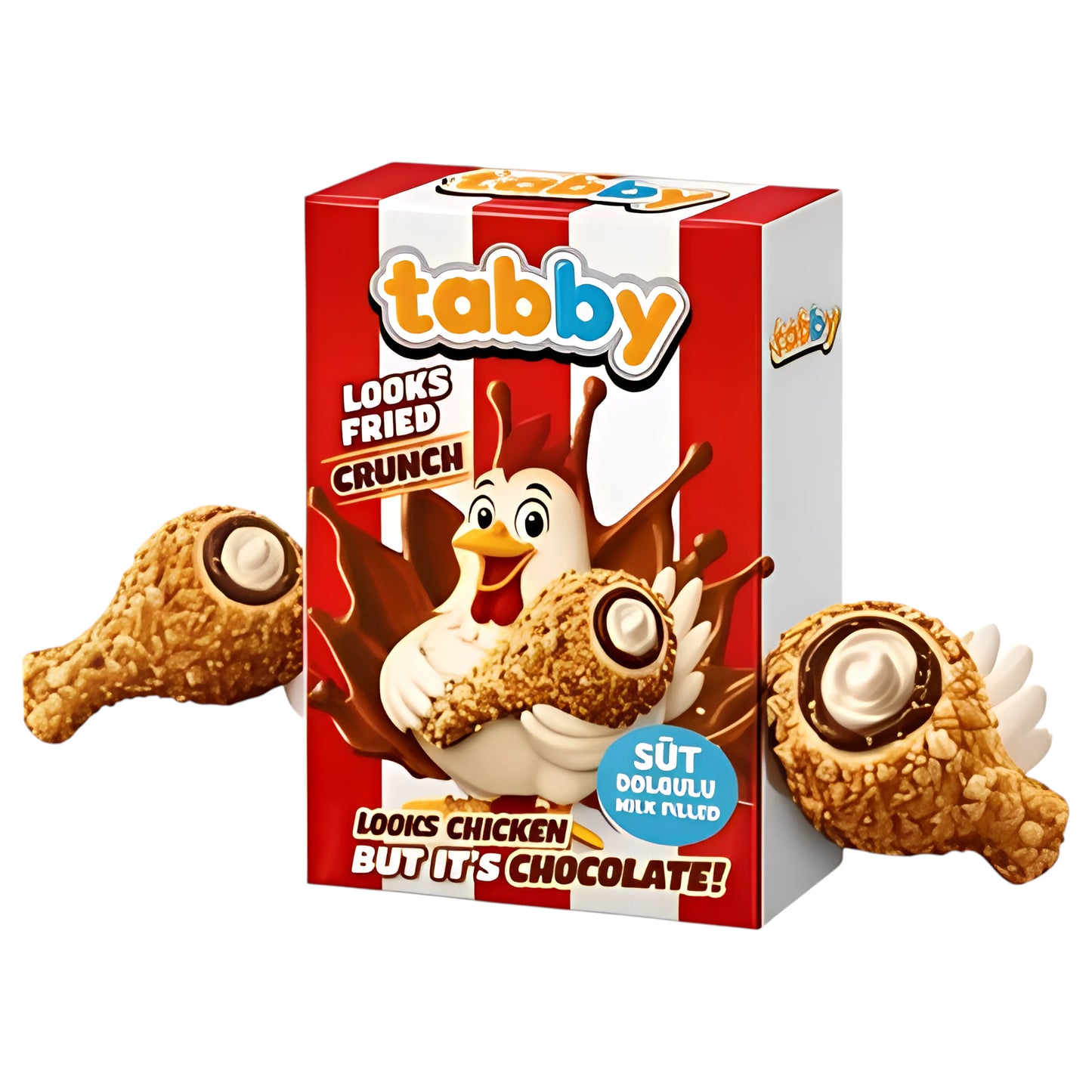 CANDY TABBY 12 x 50 GR CRUNCHY CHOCOLATE