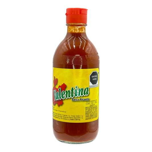 SALPIC VALENTINA 370 ML AMARILLA GLASS (24 UN) | 24 x 370ml