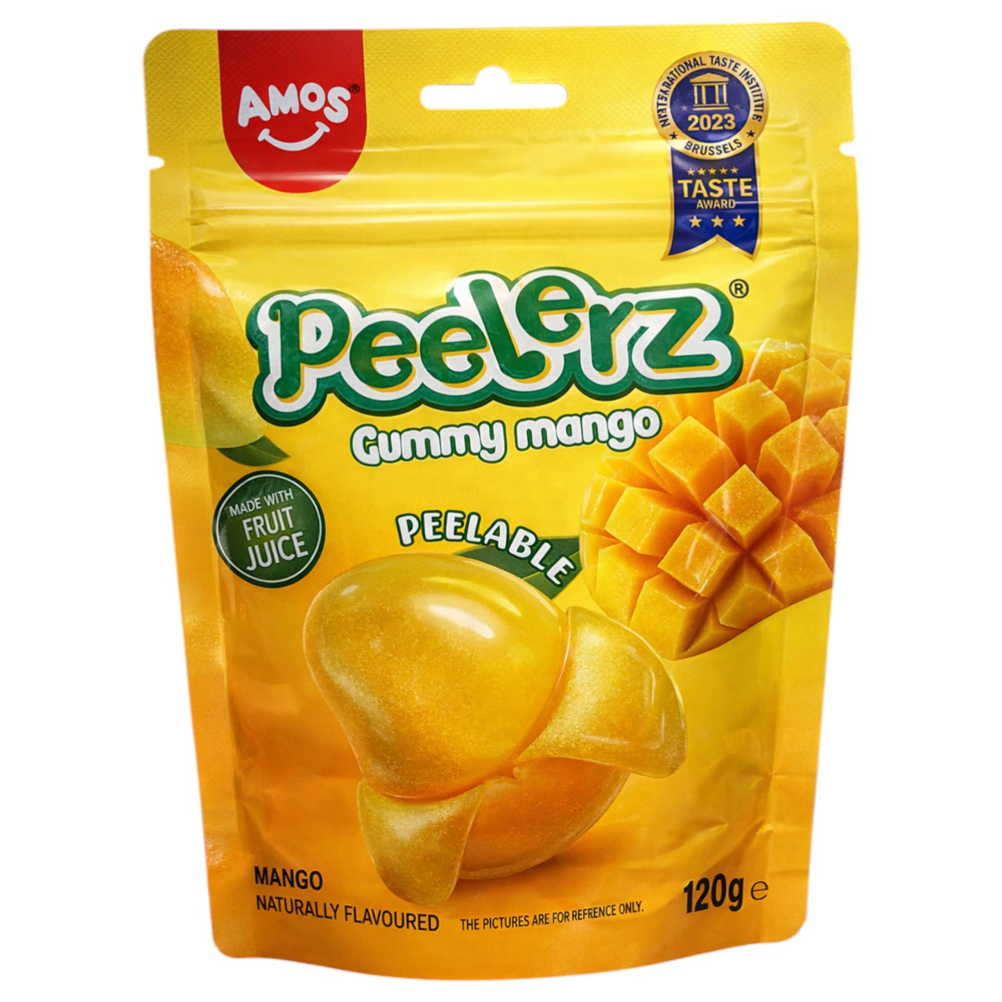 CANDY AMOS 120 GR PEELERZ GUMMY MANGO | 12 x 120g