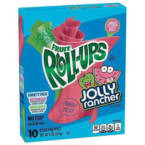Fruit Roll-Ups Jolly Rancher | 10 x 141g