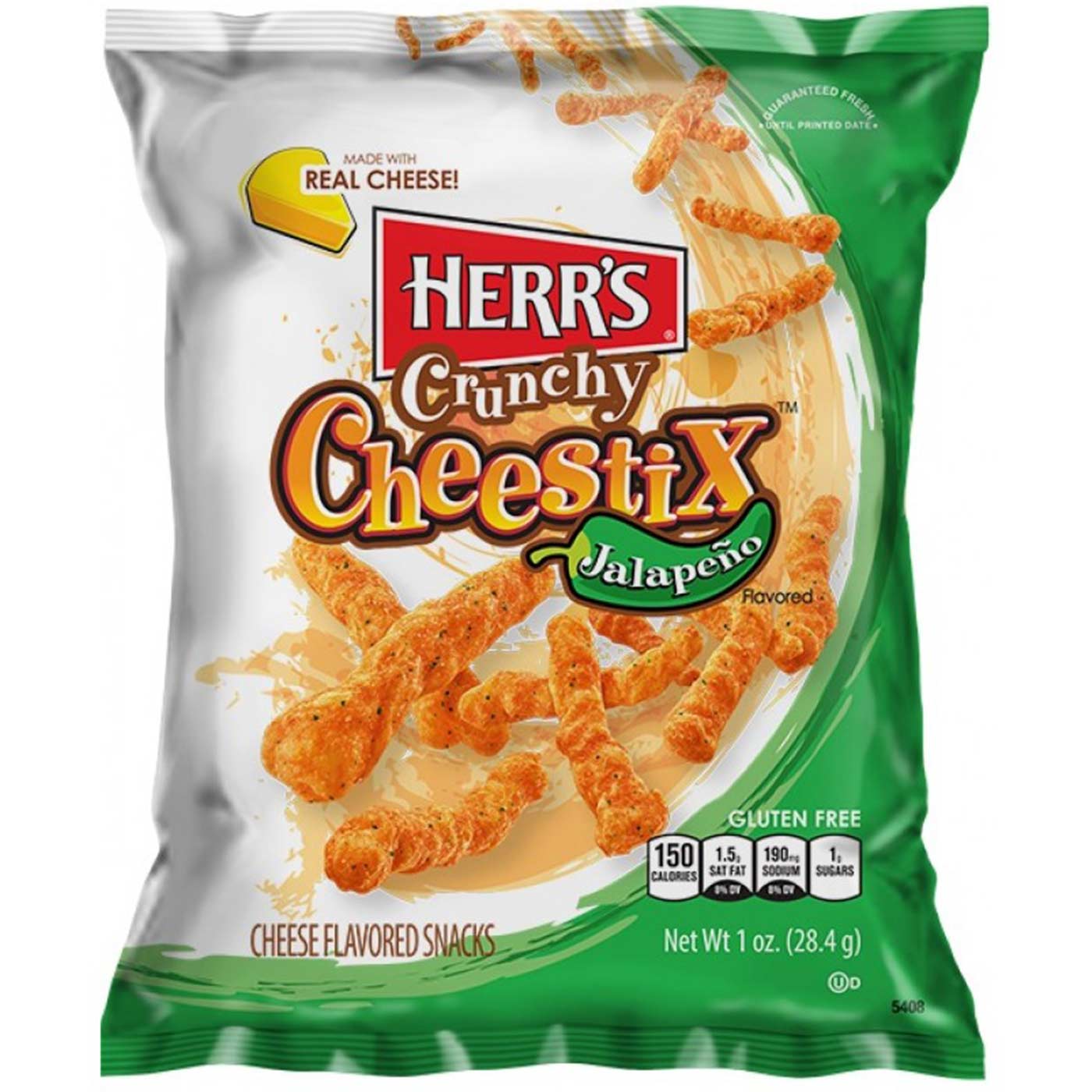 Herr's Crunchy Cheestix Jalapeno USA | 8 x 227g