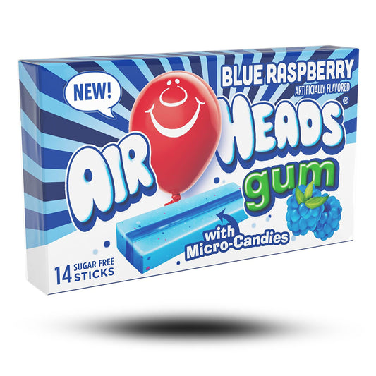 Airhead Gum Blue Raspberry | 12 x 33g