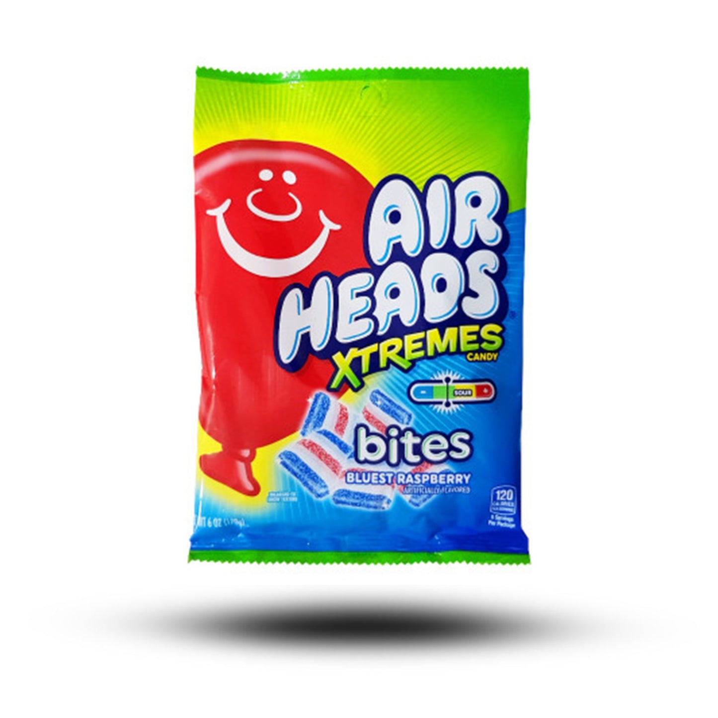Airheads Xtremes Bites Bluest Raspberry | 12 x 170g