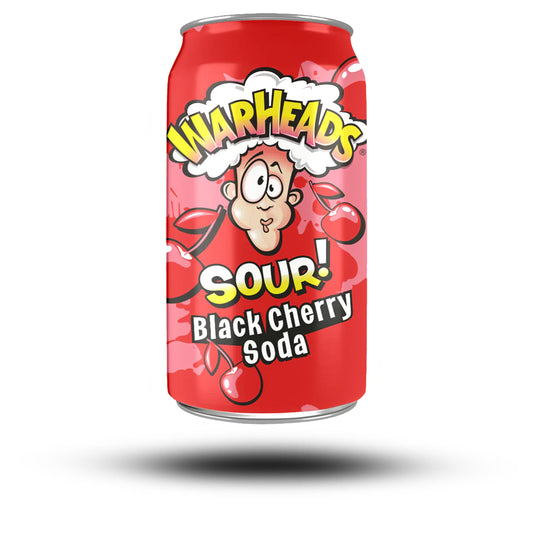 Warheads Sour Black Cherry Soda | 24 x 355ml