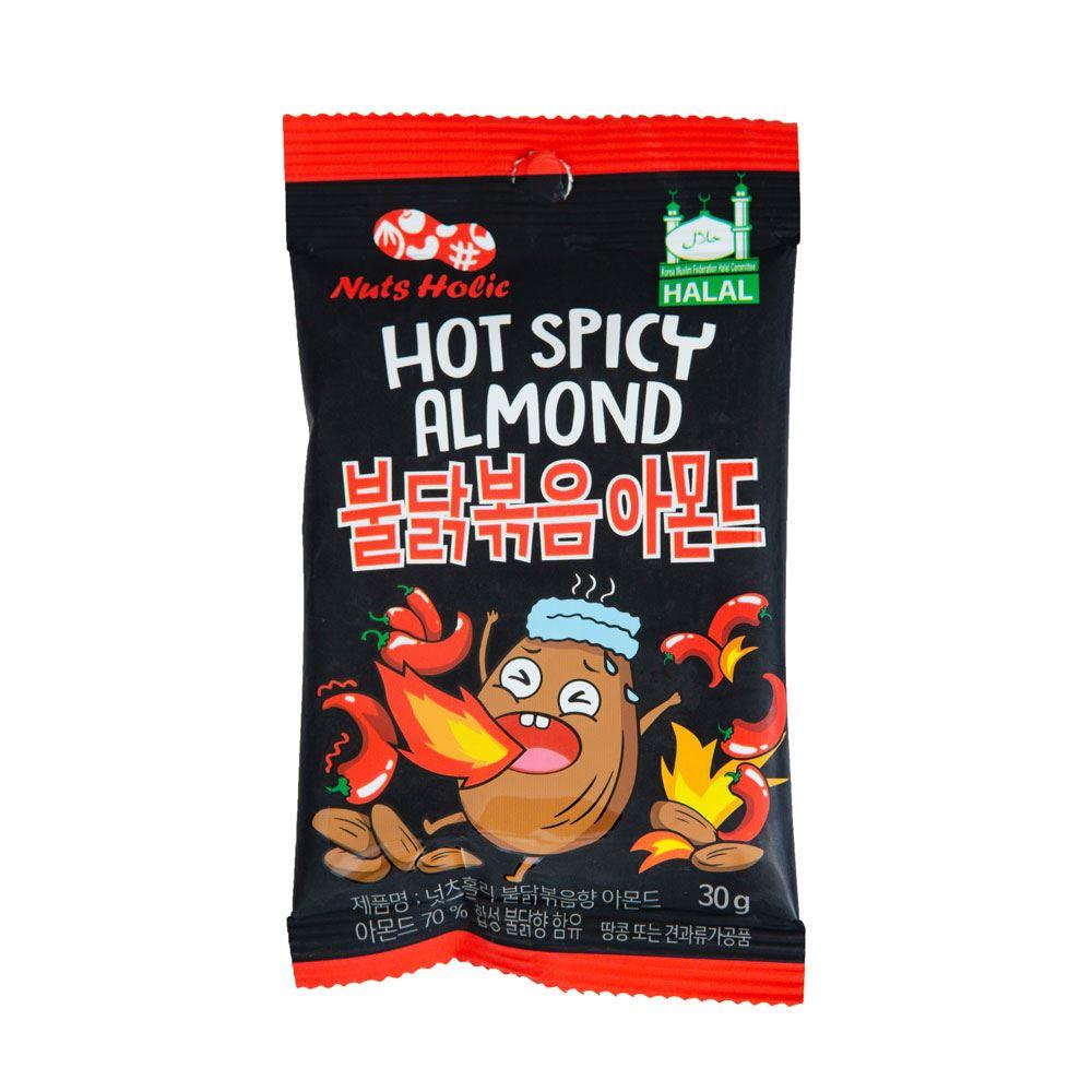 Nuts Holic Hot Spicy Almond | 8 x 30g