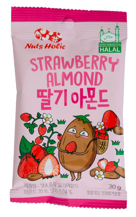 Nuts Holic Strawberry Almond | 8 x 30g