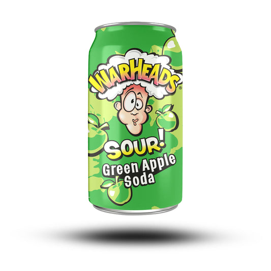 Warheads Sour Green Apple Soda | 24 x 355ml